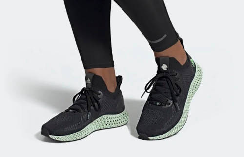 adidas Men's AlphaEdge 4D Core Black/ Carbon EF3453 Size UK 9 (SA 9)