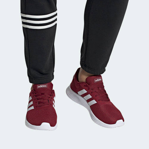 adidas Men's Lite Racer 2.0 Red/ White EG3280 Size UK 10 (SA 10)