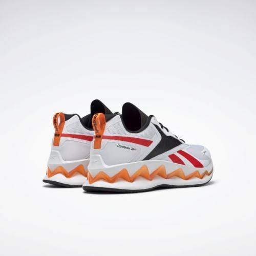 Reebok Men's Zig Elusion Energy White/ Instinct Red/ High Vis Orange FV3838 Size UK 10 (SA 10)