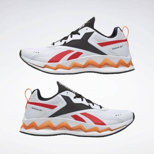 Reebok Men's Zig Elusion Energy White/ Instinct Red/ High Vis Orange FV3838 Size UK 10 (SA 10)