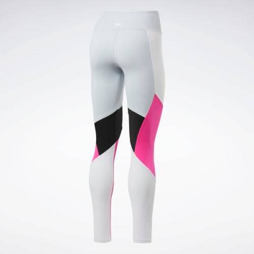 Reebok Women's Lux 2 Leggings Cold Grey 2 FU2039 Size Medium