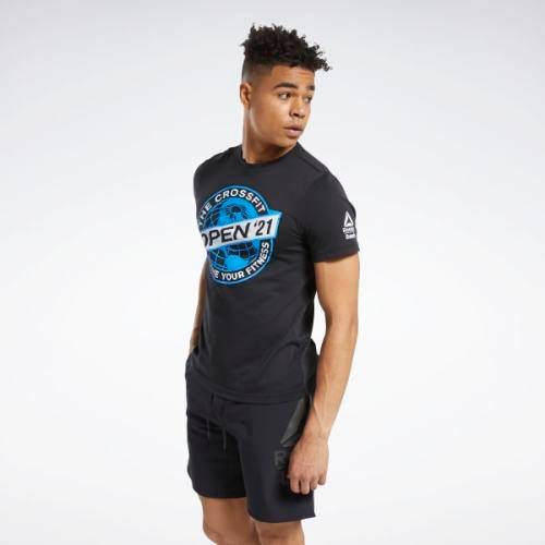 Reebok Men's CrossFit® Open 2021 Tee Blue FS7639 Size XL