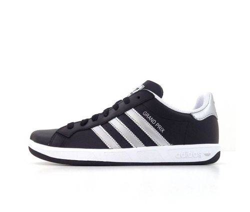 adidas Men's Grand Prix Black/ Metal Silver/ White G59934 Size UK 11 (SA 11)