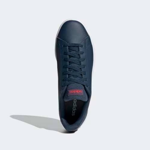 adidas Men`s ADVANTAGE BASE Crew Navy/ Cloud White FY8635 Size UK 10 (SA 10)