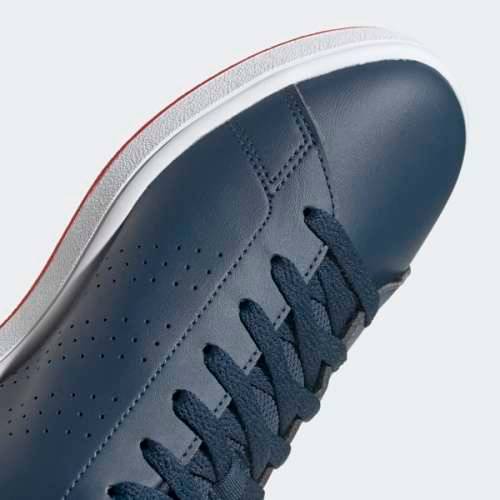 adidas Men`s ADVANTAGE BASE Crew Navy/ Cloud White FY8635 Size UK 10 (SA 10)