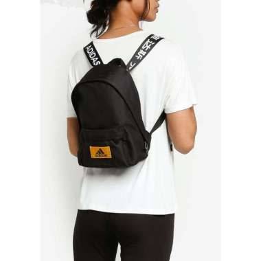 adidas Unisex Small CLASSIC BACKPACK Black / Legacy Gold FT9312