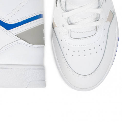 adidas Men's DROP STEP Footwear White/ Metal Grey/ Glow Blue EF7137 Size UK 9 (SA 9)