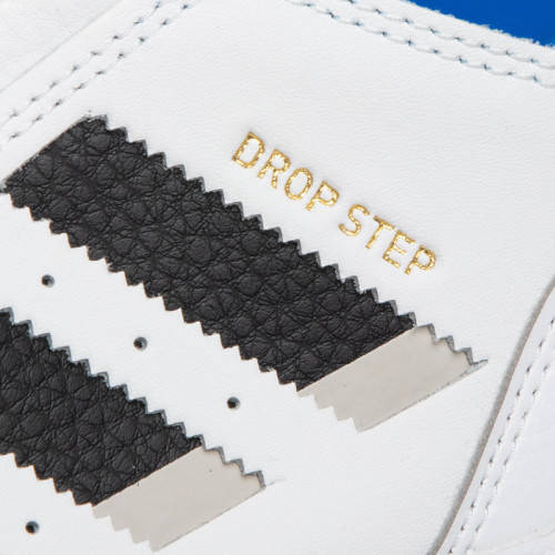 adidas Men's DROP STEP Footwear White/ Metal Grey/ Glow Blue EF7137 Size UK 9 (SA 9)