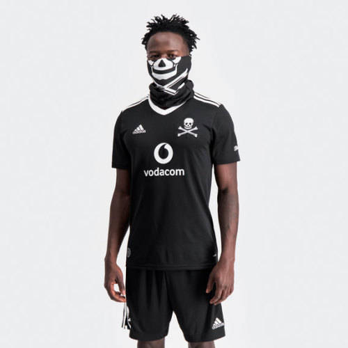 adidas Men's ORLANDO PIRATES FC 20/21 HOME JERSEY Black FR3923 Size XL