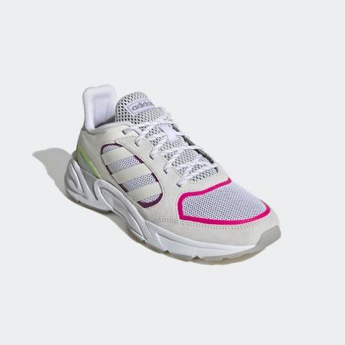 adidas Women's 90S VALASION White/ Cloud White/ Grey Six EG8422 Size UK 4 (SA 4)