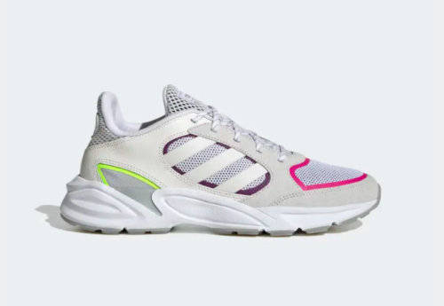 adidas Women's 90S VALASION White/ Cloud White/ Grey Six EG8422 Size UK 4 (SA 4)