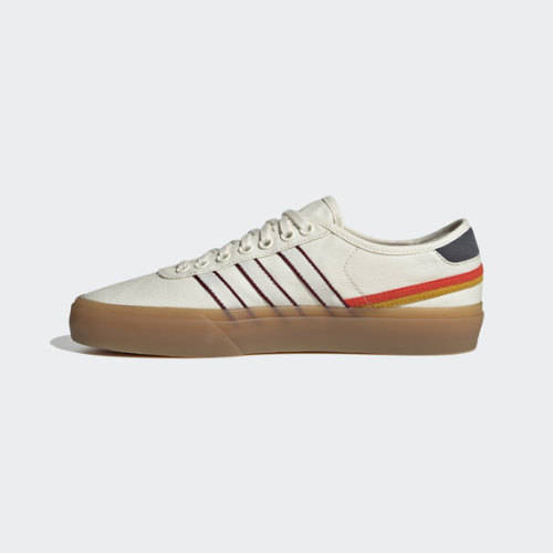 adidas UNISEX DELPALA Off White/ Collegiate Burgundy/ Legacy Blue FY9261 Size UK 9 (SA 9)