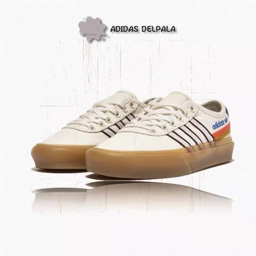 adidas UNISEX DELPALA Off White/ Collegiate Burgundy/ Legacy Blue FY9261 Size UK 9 (SA 9)