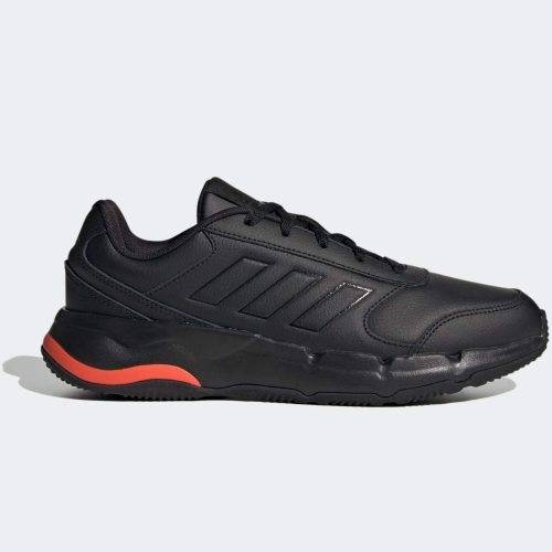 adidas Men`s HOTAKI Core Black / Semi Solar Red FY3514 Size UK 8 (SA 8)
