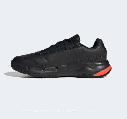 adidas Men`s HOTAKI Core Black / Semi Solar Red FY3514 Size UK 8 (SA 8)