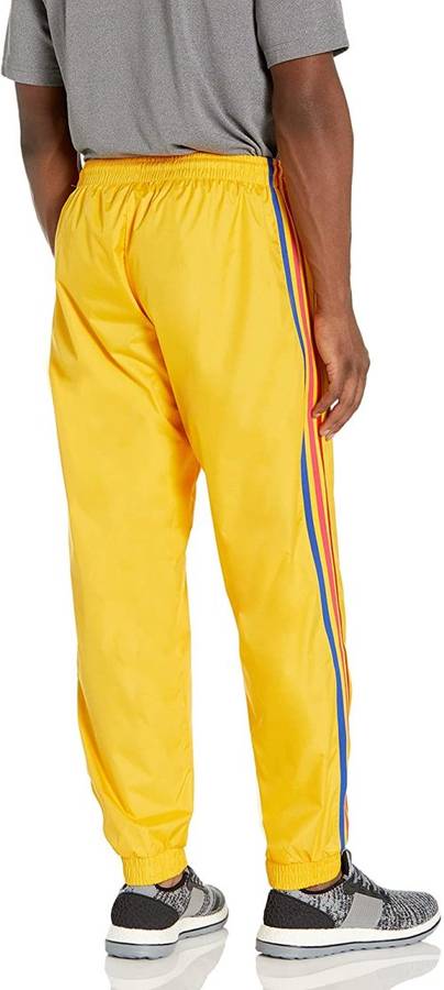 adidas Men's Originals 3D Trefoil 3 Stripes Track Pants Active Gold EW3236 Size Medium