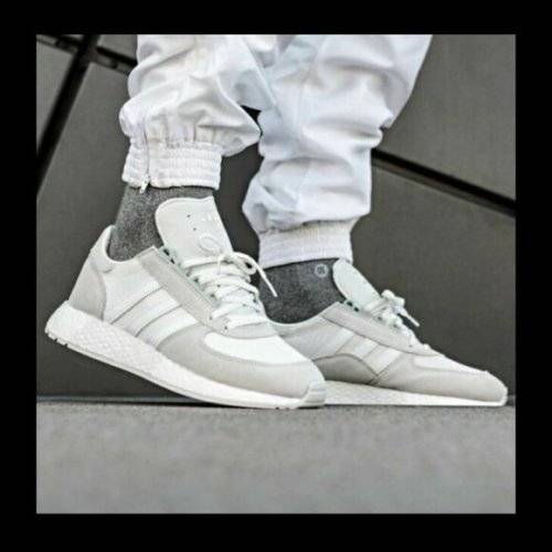 adidas Men's Marathon X 5923 Boost Grey Six/ White G27860 Size UK 10 (SA 10)