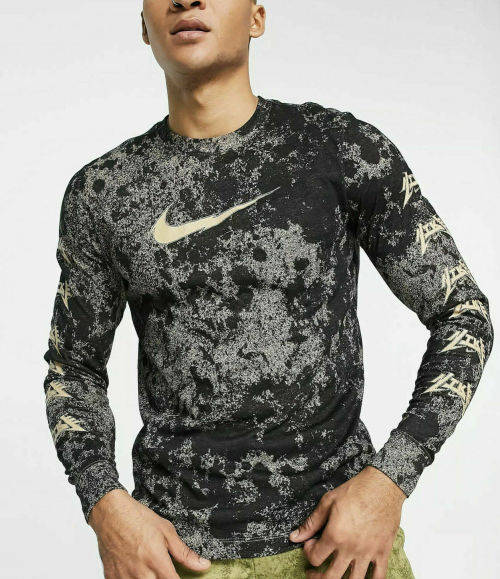 NIKE Men`s Dri-FIT Long Sleeve Story Pack Training T-Shirt (RARE) DN1773 200 Size XL