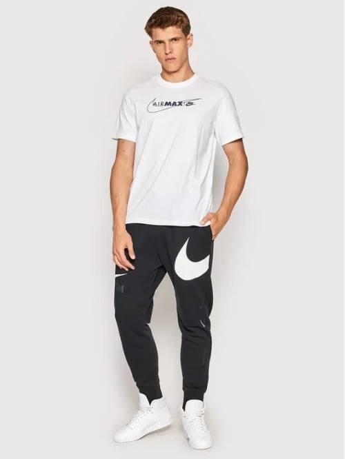 NIKE Men`s Air Max Tee Short Sleeve Shirt White DJ5070 100 Size Medium