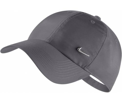 Nike UNISEX Sportswear Heritage86 METAL LOGO SWOOSH CAP Dark Grey 943092 021 One Size fits All