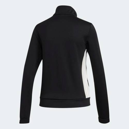 adidas Women`s TEAM SPORTS 2 PIECE TRACK SUIT Black FI6696 Size Medium