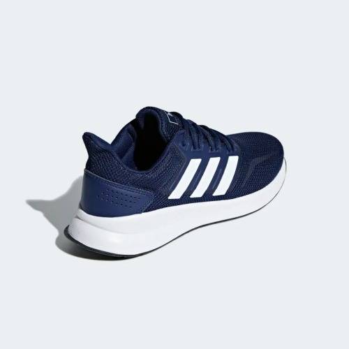 adidas Men`s RUNFALCON Dark Blue / Cloud White / Core Black F36201 Size UK 10 (SA 10)