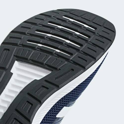 adidas Men`s RUNFALCON Dark Blue / Cloud White / Core Black F36201 Size UK 10 (SA 10)