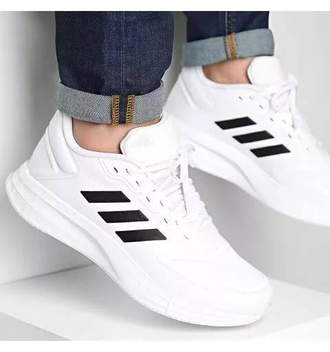 adidas Men`s DURAMO 10 Cloud White / Core Black / Dash Grey GW8348 Size UK 11 (SA 11)