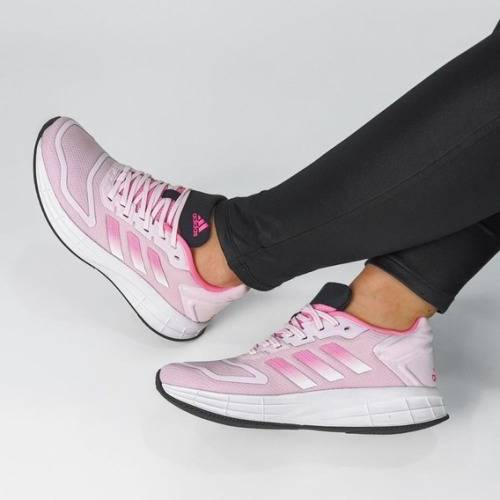 adidas Women`s DURAMO 10 Almost Pink / Bliss Pink / Pulse Magenta GW4116 Size UK 4 (SA 4)