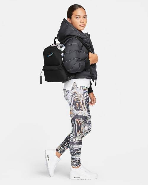 NIKE Brasilia Just Do It Kids` Backpack (Mini) Black BA555 017