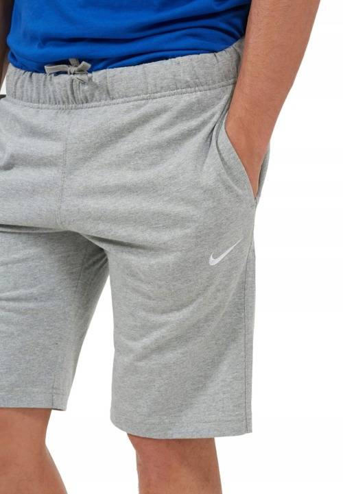 NIKE Men`s Cotton Crusader Regular Shorts Grey 905421 063 Size Large
