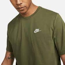 NIKE Men`s Sportswear Club Tee Rough Green AR4997 327 Size Medium