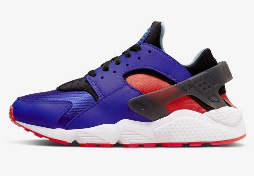 Nike Men`s Nike Air Huarache Concord/ Team Orange Copa Black DD1068 400 Size UK 8 (SA 8)