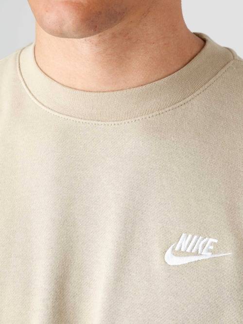 NIKE Men`s Sportswear Club Crew Limestone BV2662 250 Size Medium