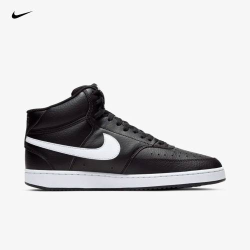 Nike Men`s Court Vision Mid Black/ White CD5466 001 Size UK 11 (SA 11)