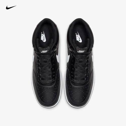 Nike Men`s Court Vision Mid Black/ White CD5466 001 Size UK 11 (SA 11)
