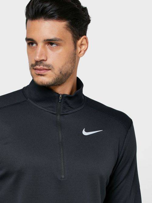 NIKE Men`s Pacer 1/2 Zip Running Training Top Navy Blue BV4755 451 Size Medium