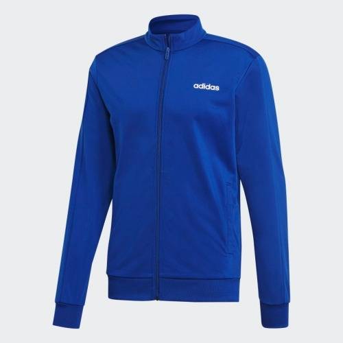 adidas Men`s ESSENTIALS BASICS 2PC FULL TRACK SUIT Slim fit Collegiate Royal EI5581 Large