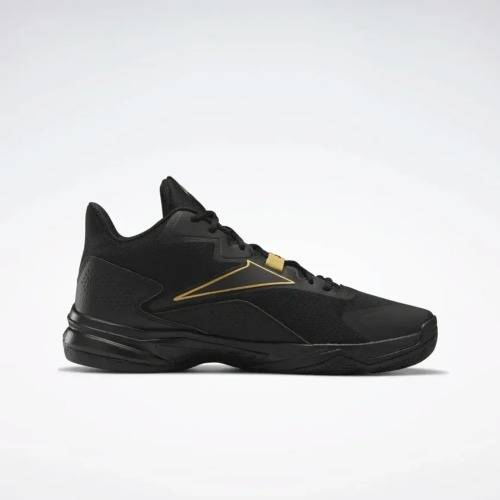 Reebok Men`s MORE BUCKETS Core Black/ Footwear White / Rbk Brass GY6297 Size UK 7 (SA 7)