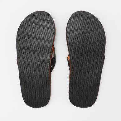 Jeep Men`s Safari Thong Black & Orange FMS21415BLACK Size UK 8 (SA 8)