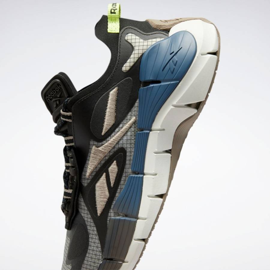 Reebok UNISEX Zig Kinetica II Concept 1 Carbon Black/ Gray FX9355 Size UK 6 (SA 6)