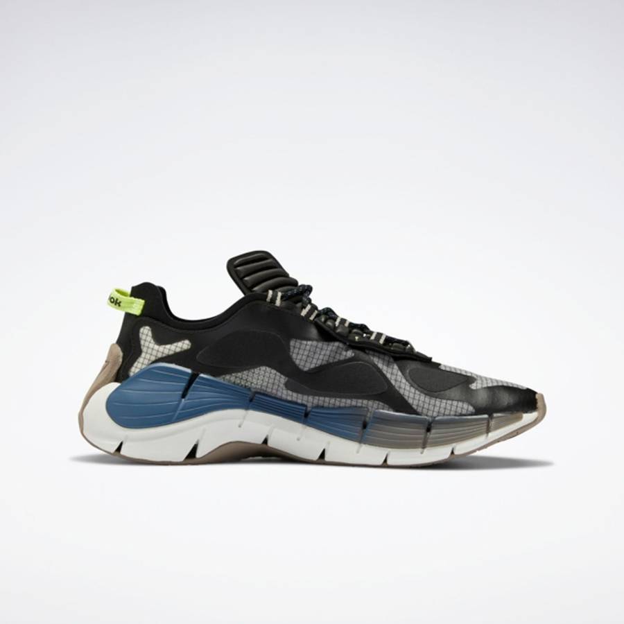 Reebok UNISEX Zig Kinetica II Concept 1 Carbon Black/ Gray FX9355 Size UK 6 (SA 6)