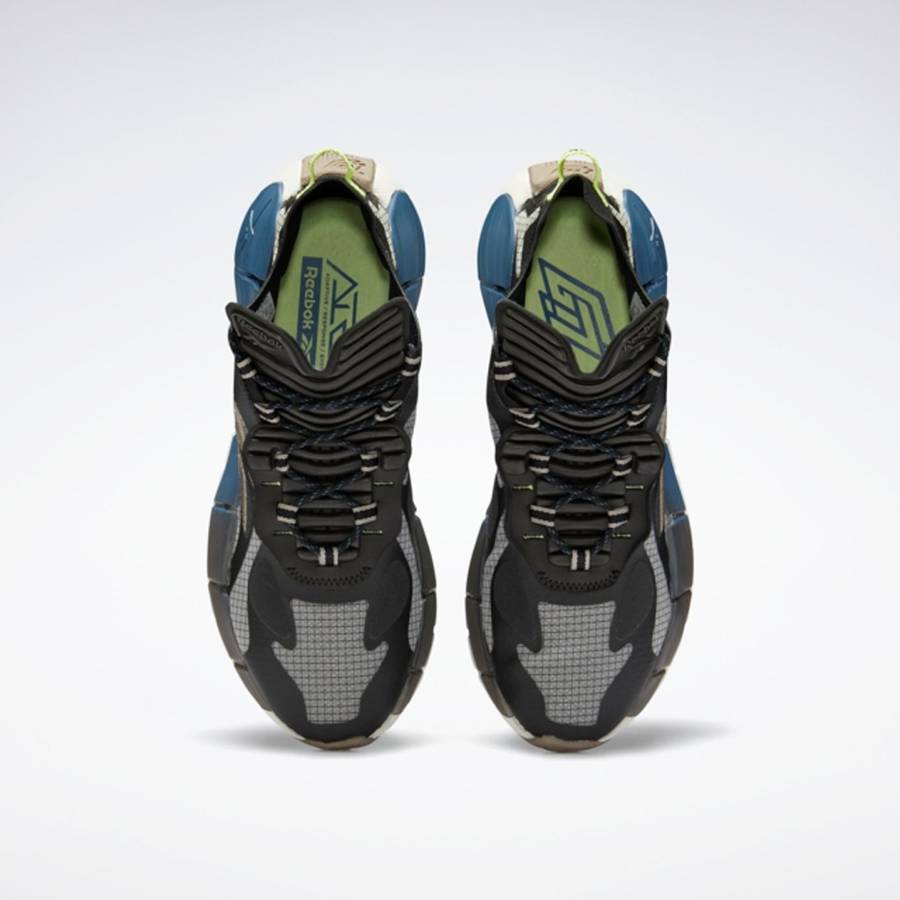 Reebok UNISEX Zig Kinetica II Concept 1 Carbon Black/ Gray FX9355 Size UK 6 (SA 6)