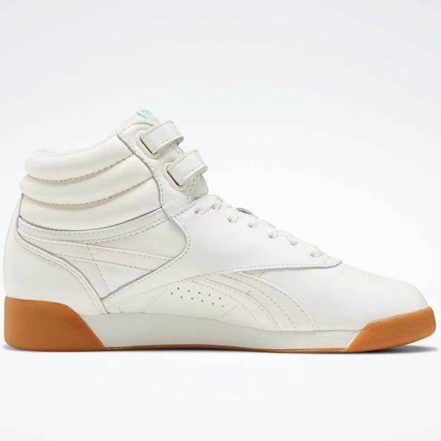 Reebok Women`s Freestyle Hi Chalk Digital Blue/ Gum GX2789 Size UK 5 (SA 5)
