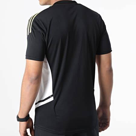 adidas Men`s JUVENTUS CONDIVO 22 TRAINING JERSEY Black HA2662 Size Medium