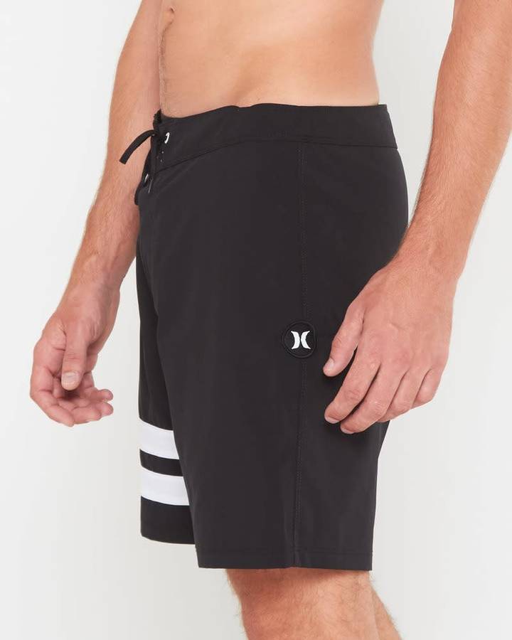 Hurley Men`s Block Party 2.0 Icon Board Shorts 18` Black MBS0010450 Size 30`