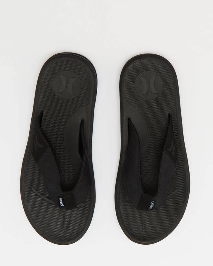 Hurley Men`s Tier 2 Icon Flip Flop Black HFS0082 Size UK 9 (SA 9)