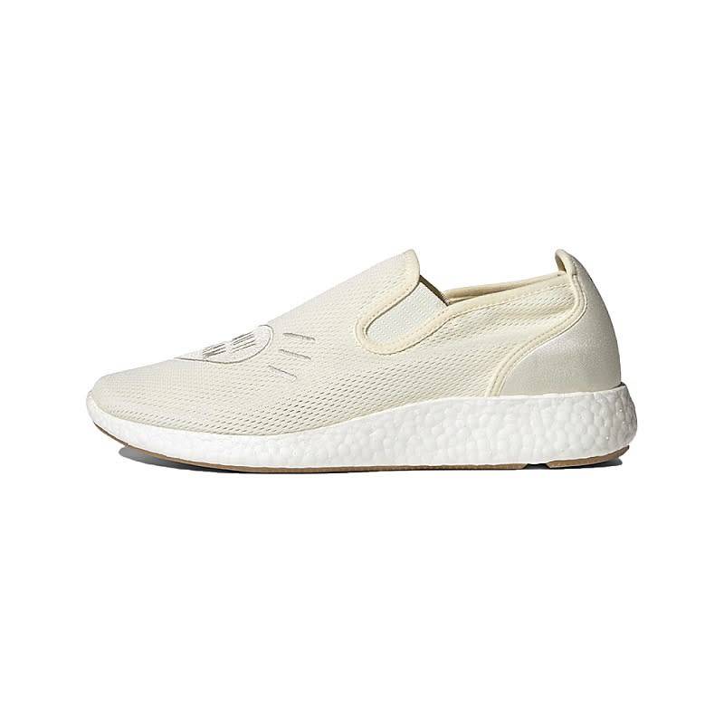 adidas Men`s PURE SLIP-ON HUMAN MADE CREAM WHITE GX5203 Size UK 11 (SA 11)