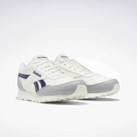 Reebok Men`s Rewind Run Chalk/ Vector Navy/ Pure Grey 3 GV8544 Size UK 8 (SA 8)