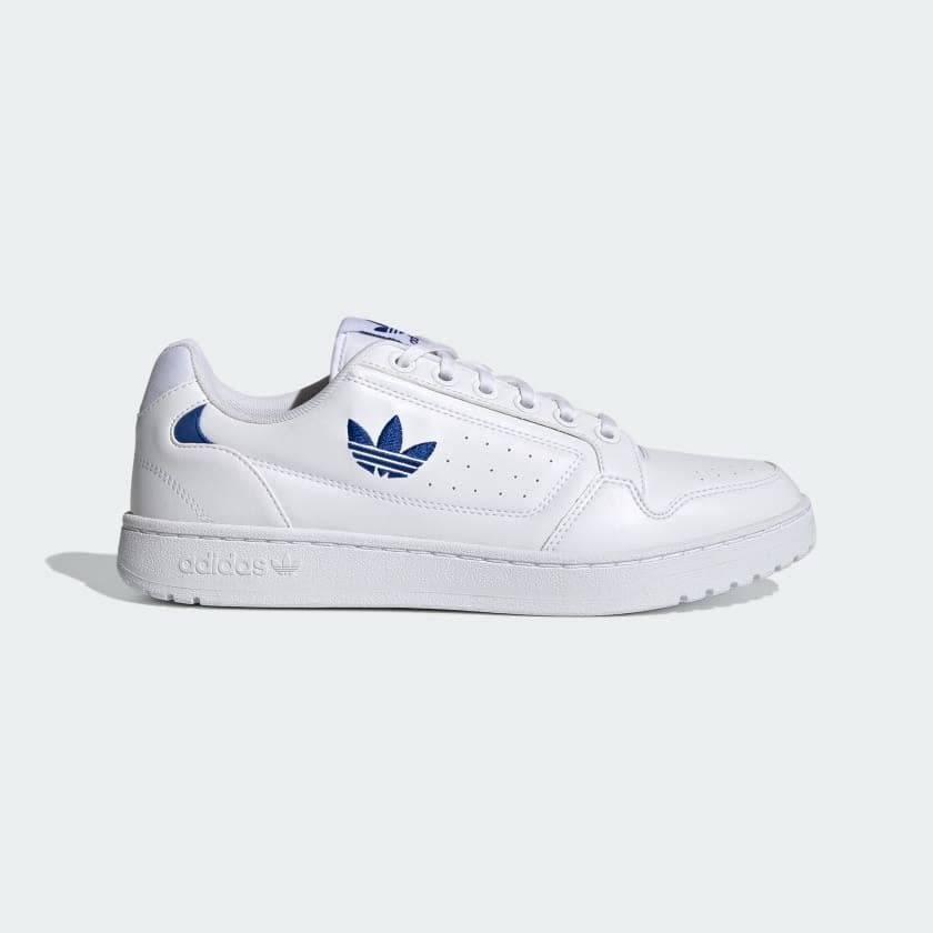 adidas Men`s NY 90 Cloud White / Royal Blue Cloud White / Royal Blue FZ2247 Size UK 10 (SA 10)